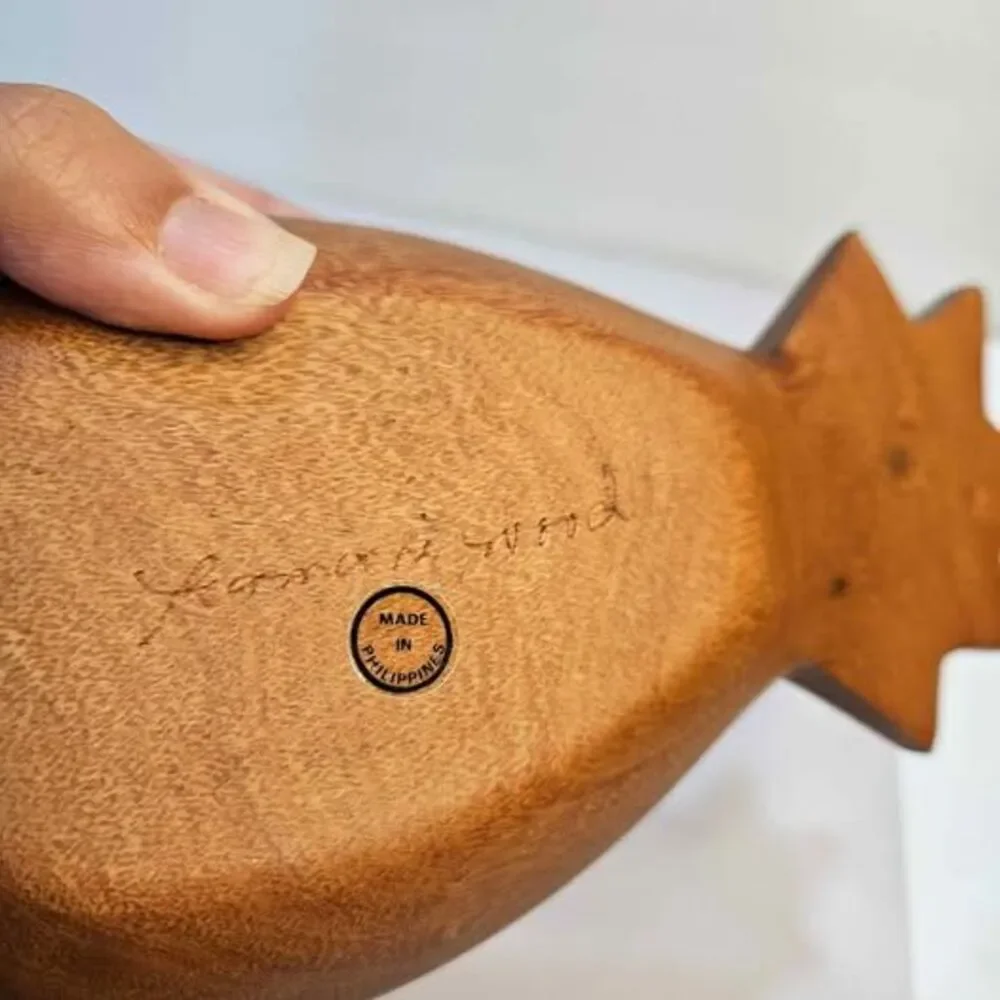 Wooden Pineapple Bowl